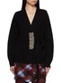 Main View - Click To Enlarge - DRIES VAN NOTEN - Tiah Embellished Cashmere Knit Cardigan