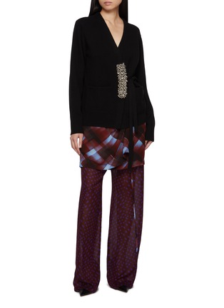 Figure View - Click To Enlarge - DRIES VAN NOTEN - Tiah Embellished Cashmere Knit Cardigan