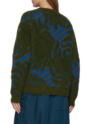 Back View - Click To Enlarge - DRIES VAN NOTEN - Tela Intarsia Knit Sweater