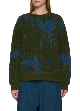 Main View - Click To Enlarge - DRIES VAN NOTEN - Tela Intarsia Knit Sweater