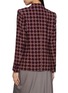 Back View - Click To Enlarge - DRIES VAN NOTEN - Beaura Double Breasted Chequered Blazer