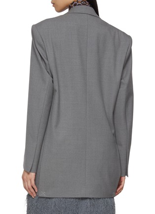 Back View - Click To Enlarge - DRIES VAN NOTEN - Basti Single Breasted Blazer