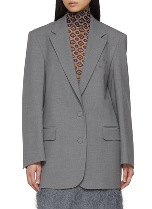 Main View - Click To Enlarge - DRIES VAN NOTEN - Basti Single Breasted Blazer