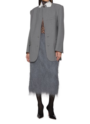 Figure View - Click To Enlarge - DRIES VAN NOTEN - Basti Single Breasted Blazer