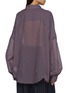 Back View - Click To Enlarge - DRIES VAN NOTEN - Casia Chequered Cotton Sheer Shirt