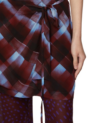  - DRIES VAN NOTEN - Pritty Chequered Skirt Pants
