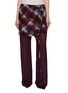 Main View - Click To Enlarge - DRIES VAN NOTEN - Pritty Chequered Skirt Pants