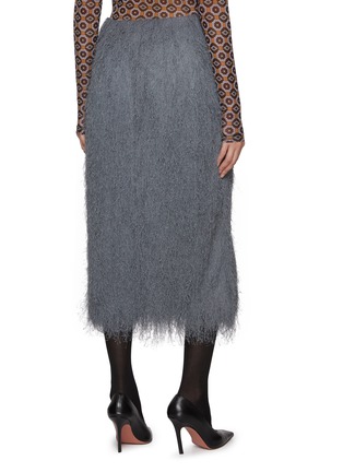 Back View - Click To Enlarge - DRIES VAN NOTEN - Sokna Fluffy Midi Skirt