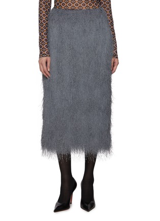 Main View - Click To Enlarge - DRIES VAN NOTEN - Sokna Fluffy Midi Skirt