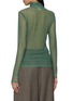 Back View - Click To Enlarge - DRIES VAN NOTEN - Hoyser Turtleneck Printed Sheer Top