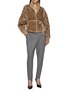 Figure View - Click To Enlarge - DRIES VAN NOTEN - Tekla Jacquard Knit Wrap Sweater