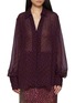 Main View - Click To Enlarge - DRIES VAN NOTEN - Celinas Printed Polka Dot Sheer Shirt