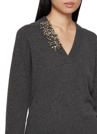  - DRIES VAN NOTEN - Tinker Embellished Cashmere Knit Sweater
