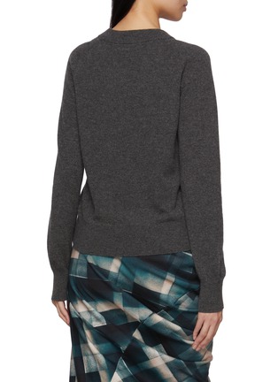 Back View - Click To Enlarge - DRIES VAN NOTEN - Tinker Embellished Cashmere Knit Sweater