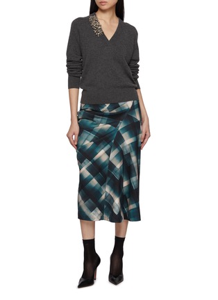 Figure View - Click To Enlarge - DRIES VAN NOTEN - Tinker Embellished Cashmere Knit Sweater