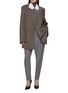 Figure View - Click To Enlarge - DRIES VAN NOTEN - Blink Double Breasted Striped Wool Blazer