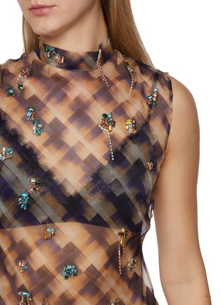  - DRIES VAN NOTEN - Carmasa Sleeveless Embellished Silk Top