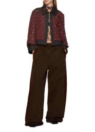 Figure View - Click To Enlarge - DRIES VAN NOTEN - Carmasa Sleeveless Embellished Silk Top