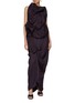 Figure View - Click To Enlarge - DRIES VAN NOTEN - Dolla Draped Backless Maxi Dress