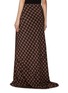 Back View - Click To Enlarge - DRIES VAN NOTEN - Knot Front Silk Maxi Skirt