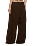 Back View - Click To Enlarge - DRIES VAN NOTEN - Penn Velvet Panel Dyed Denim Pants