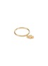 Main View - Click To Enlarge - SSIL - Clover Yellow Gold Plated Silver Drop Ring