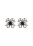 Main View - Click To Enlarge - SSIL - Stone Clover Stud Earrings