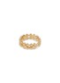 Detail View - Click To Enlarge - SSIL - Clover Yellow Gold Plated Silver Band Ring