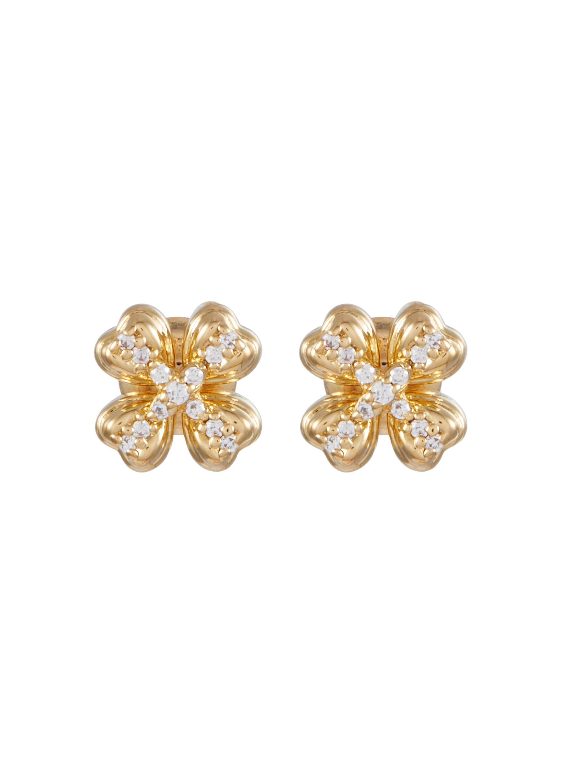 SSIL | Lucky Clover Stud Earrings | Women | Lane Crawford