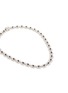 Detail View - Click To Enlarge - SSIL - Clover Rhodium Plated Brass Tennis Necklace