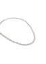 Detail View - Click To Enlarge - SSIL - Clover Rhodium Plated Silver Row Chain Necklace