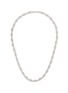 Main View - Click To Enlarge - SSIL - Clover Rhodium Plated Silver Row Chain Necklace