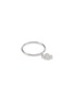 Main View - Click To Enlarge - SSIL - Clover Rhodium Plated Silver Drop Ring