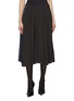 Main View - Click To Enlarge - BALENCIAGA - Hybrid Pleated Linen Cotton Midi Skirt