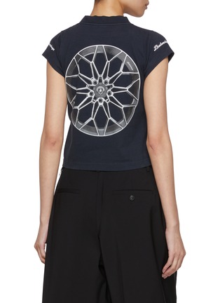 Back View - Click To Enlarge - BALENCIAGA - x Lamborghini Shrunken T-Shirt