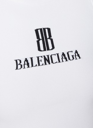  - BALENCIAGA - Logo Front Tank Top