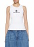 Main View - Click To Enlarge - BALENCIAGA - Logo Front Tank Top