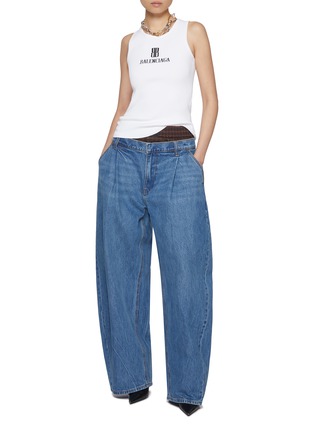 Figure View - Click To Enlarge - BALENCIAGA - Logo Front Tank Top