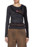 Main View - Click To Enlarge - BALENCIAGA - Deconstructed Layered Top