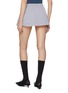 Back View - Click To Enlarge - BALENCIAGA - Logo Drawstring Cotton Mini Skirt