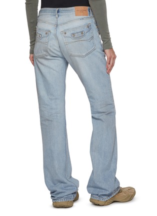 Back View - Click To Enlarge - BALENCIAGA - City Stud Straight Leg Denim Jeans