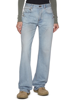 Main View - Click To Enlarge - BALENCIAGA - City Stud Straight Leg Denim Jeans