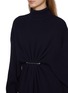 - BALENCIAGA - Pinched Cotton Wool Knit Mini Dress