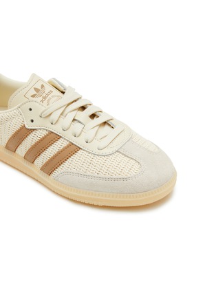 Detail View - Click To Enlarge - ADIDAS - Samba OG Woven Knit Women's Sneakers