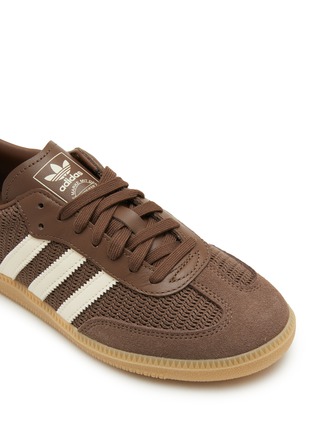 Detail View - Click To Enlarge - ADIDAS - Samba OG Woven Knit Women's Sneakers