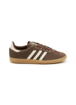 Main View - Click To Enlarge - ADIDAS - Samba OG Woven Knit Women's Sneakers