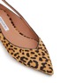 Detail View - Click To Enlarge - AQUAZZURA - Sheeva Skimmer Leather Flats