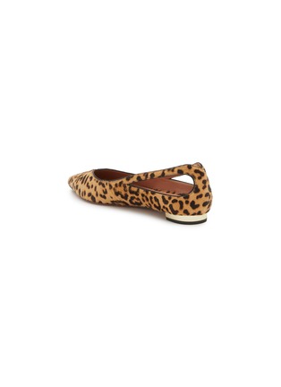  - AQUAZZURA - Sheeva Skimmer Leather Flats