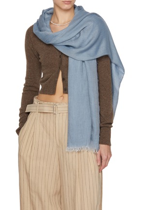 Figure View - Click To Enlarge - LANE'S - The New H Modal Silk Cashmere Shawl