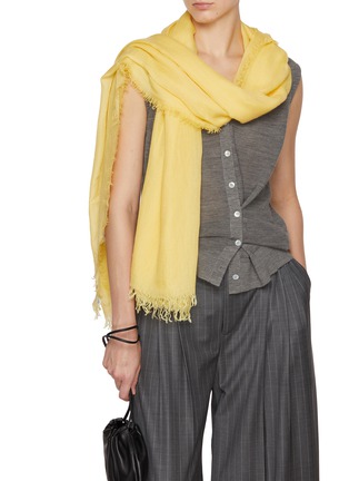 Figure View - Click To Enlarge - LANE'S - The New H Modal Silk Cashmere Shawl